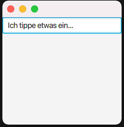 JavaFX Texteingabefeld